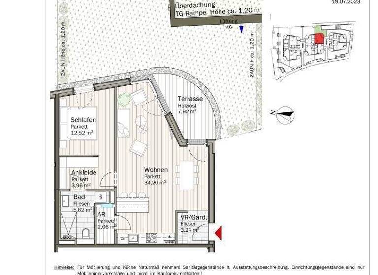 Wohnung zum Kauf - Neubau provisionsfrei 396.000 € 2 Zimmer 61,6 m² Gangsteig 122 Golling an der Salzach 5440