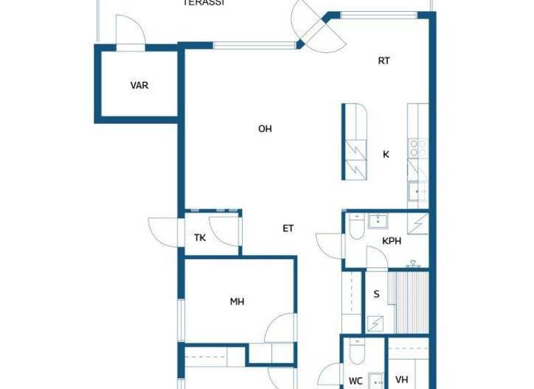 Reihenmittelhaus zum Kauf 309.000 € 4 Zimmer 97,5 m² 1.975 m² Grundstück Viestitie 36 Vantaa 01280