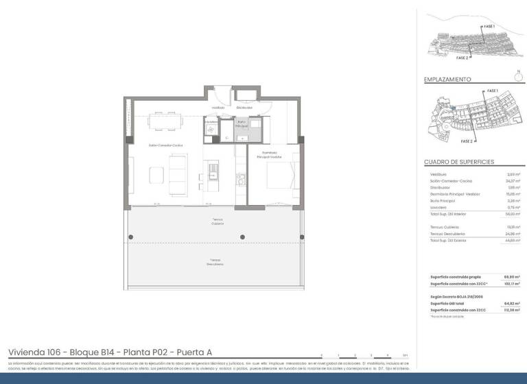 Penthouse zum Kauf provisionsfrei 480.000 € 2 Zimmer 112 m² Calle Avicena Mojacar 04638