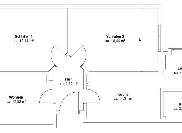 Wohnung zum Kauf 410.000 € 4 Zimmer 73 m² EG Neue Straße 21 Borkum 26757