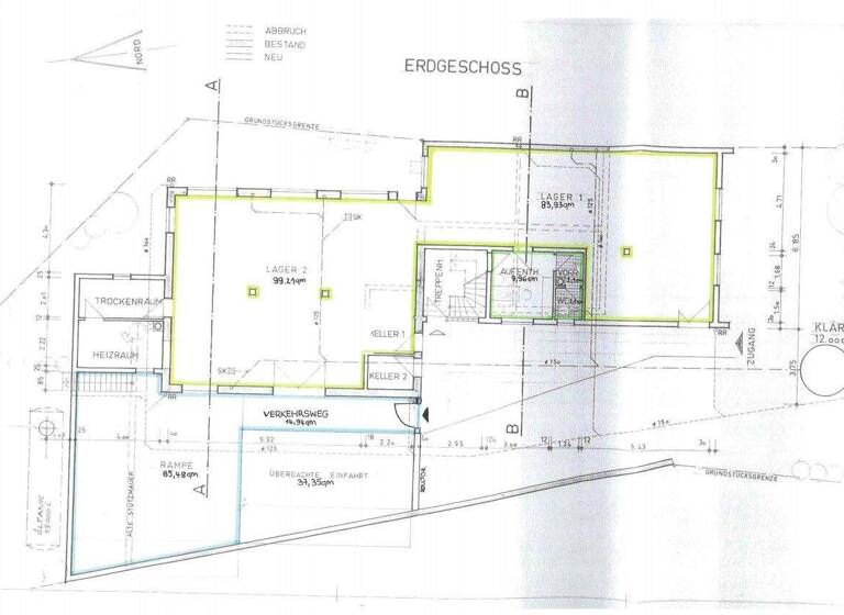 Lagerhalle zur Miete 1.200 € 183 m² Lagerfläche Münchweier Ettenheim / Münchweier 77955