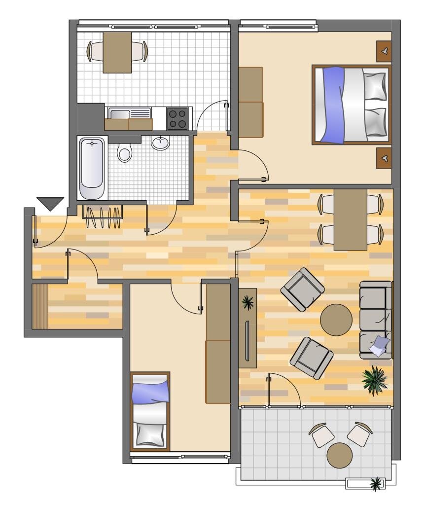 Wohnung zur Miete 479 € 3 Zimmer 74,5 m²<br/>Wohnfläche 5.<br/>Geschoss 28.02.2025<br/>Verfügbarkeit Allensteiner Straße 33 Buer Gelsenkirchen 45897