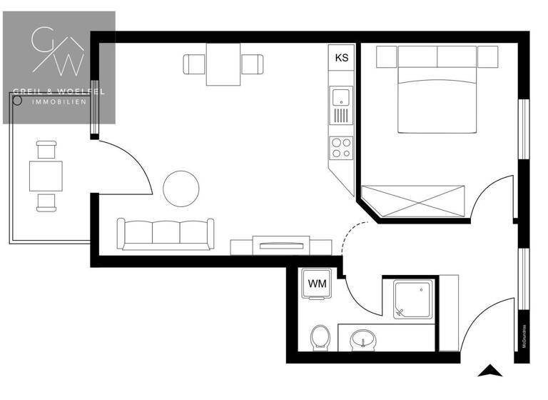 Wohnung zum Kauf 225.000 € 2 Zimmer 36,7 m² Schillerstraße 27a Lustenau 6890