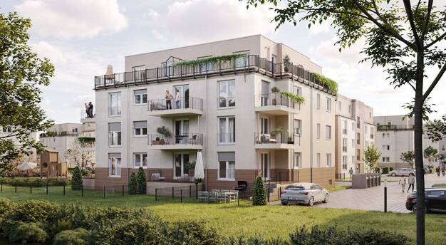 Terrassenwohnung zum Kauf - Neubau provisionsfrei 369.900 € 3 Zimmer 87,2 m² EG frei ab 01.11.2026 Fischerstraße 28 Zossen Zossen 15806