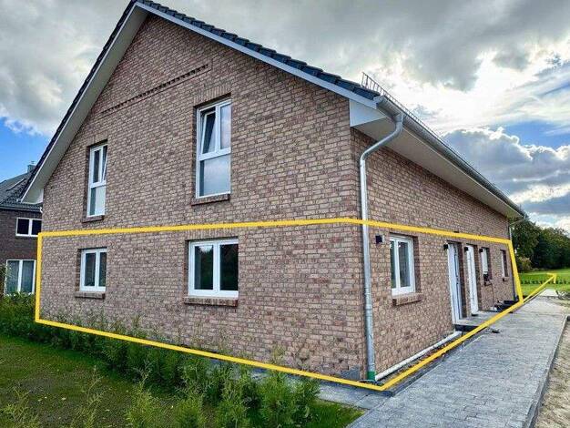 Doppelhaushälfte zur Miete - Erstbezug 1.800 € 4 Zimmer 133,8 m² 1.484 m² Grundstück frei ab 01.03.2026 Elbuferstraße 51 Avendorf Avendorf /Tespe 21395