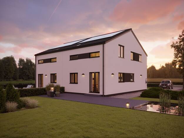 Doppelhaushälfte zum Kauf provisionsfrei 265.571 € 3 Zimmer 115 m² 270 m² Grundstück Marl 45770