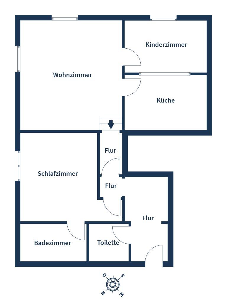 Wohnung zum Kauf 199.000 € 3 Zimmer 86 m²<br/>Wohnfläche 1.<br/>Geschoss Siegenburg Siegenburg 93354