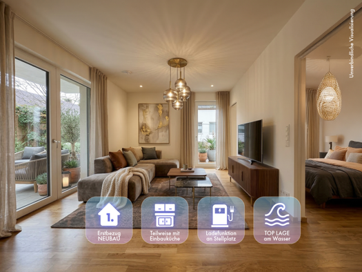 Wohnung zur Miete - Erstbezug 866 € 2 Zimmer 43,5 m² 1. Geschoss frei ab 01.04.2026 Zöbigker Straße 130 Markkleeberg 04416