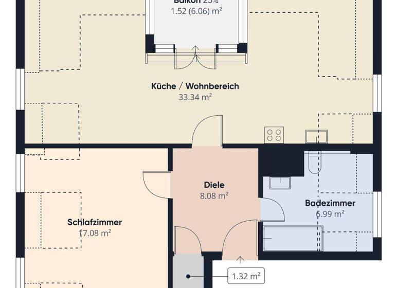 Wohnung zum Kauf 298.000 € 2 Zimmer 68,4 m² frei ab sofort Kladow Berlin 14089