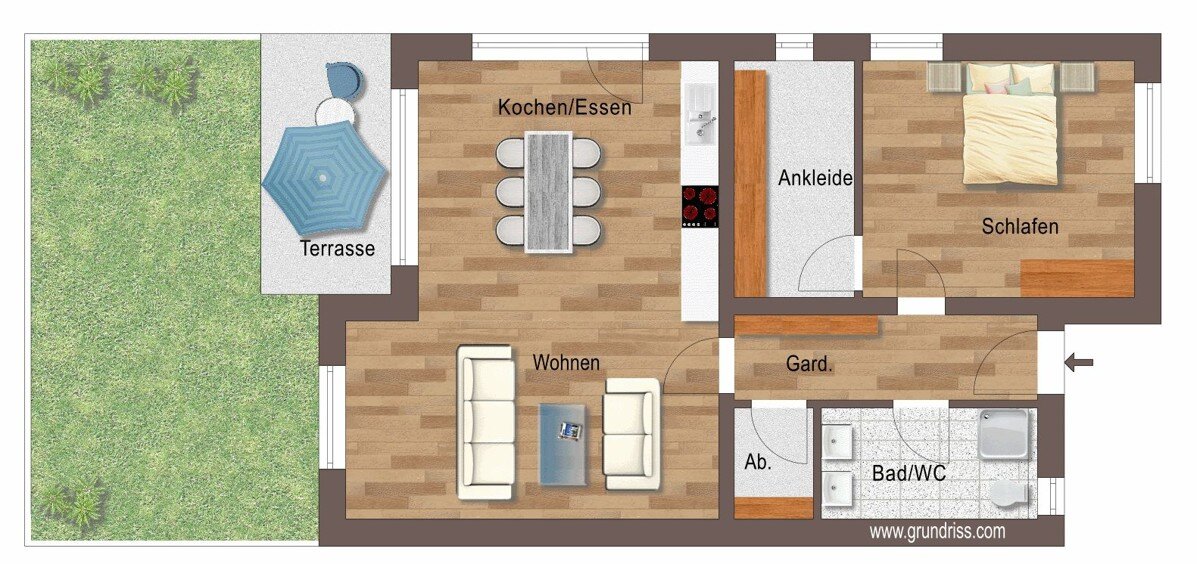 Wohnung zum Kauf 371.150 € 2 Zimmer 79 m²<br/>Wohnfläche Deggendorf Deggendorf 94469