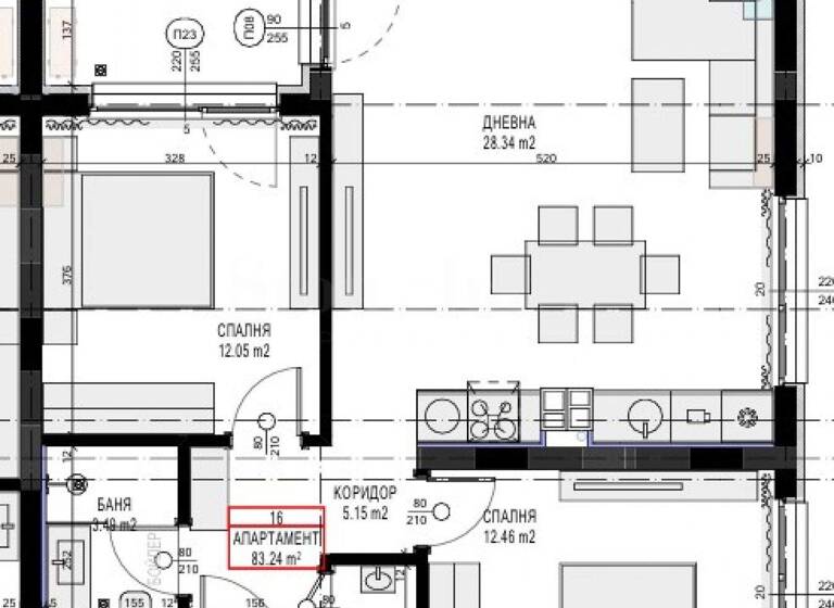 Studio zum Kauf 234.400 € 3 Zimmer 101,4 m² Sofia