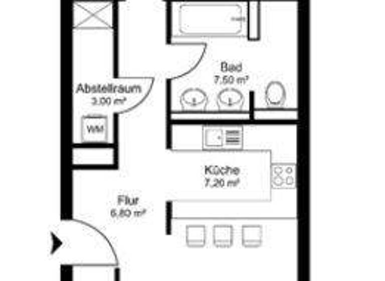Wohnung zur Miete 1.700 € 2 Zimmer 78 m² 2. Geschoss Hilda-Geiringer-Weg 4 Moabit Berlin 10557