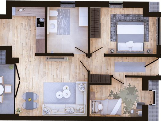 Wohnung zum Kauf - Neubau provisionsfrei 241.693 € 3 Zimmer 64 m² 2. Geschoss Dorfstraße 82 Leuth Nettetal 41334