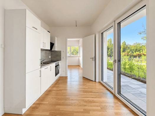Wohnung zur Miete - Erstbezug 721 € 1 Zimmer 45 m² EG Dösner Weg Zentrum-Südost Leipzig 04103