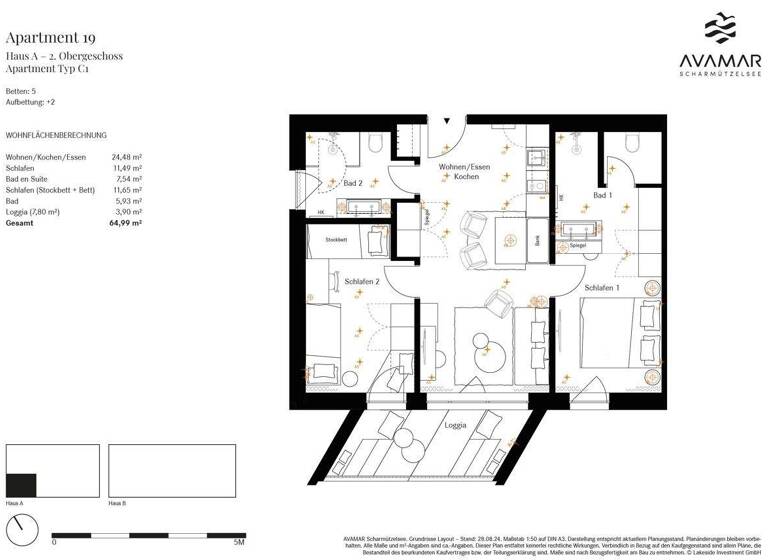 Wohnung zum Kauf 503.700 € 4 Zimmer 65 m² Wendisch Rietz 15864