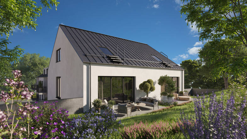 Doppelhaushälfte zum Kauf - Neubau 785.000 € 5,5 Zimmer 166,3 m² 225 m² Grundstück Kirchhausen - Südost Heilbronn / Kirchhausen 74078