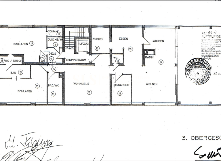 Penthouse zum Kauf 350.000 € 4 Zimmer 175,1 m² 3. Geschoss Rheinstr. 19 Hochemmerich Duisburg 47226