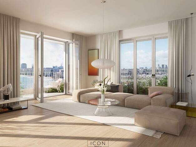 Wohnung zum Kauf - Neubau provisionsfrei 1.329.000 € 3 Zimmer 94,5 m² 4. Geschoss HafenCity Hamburg 20457