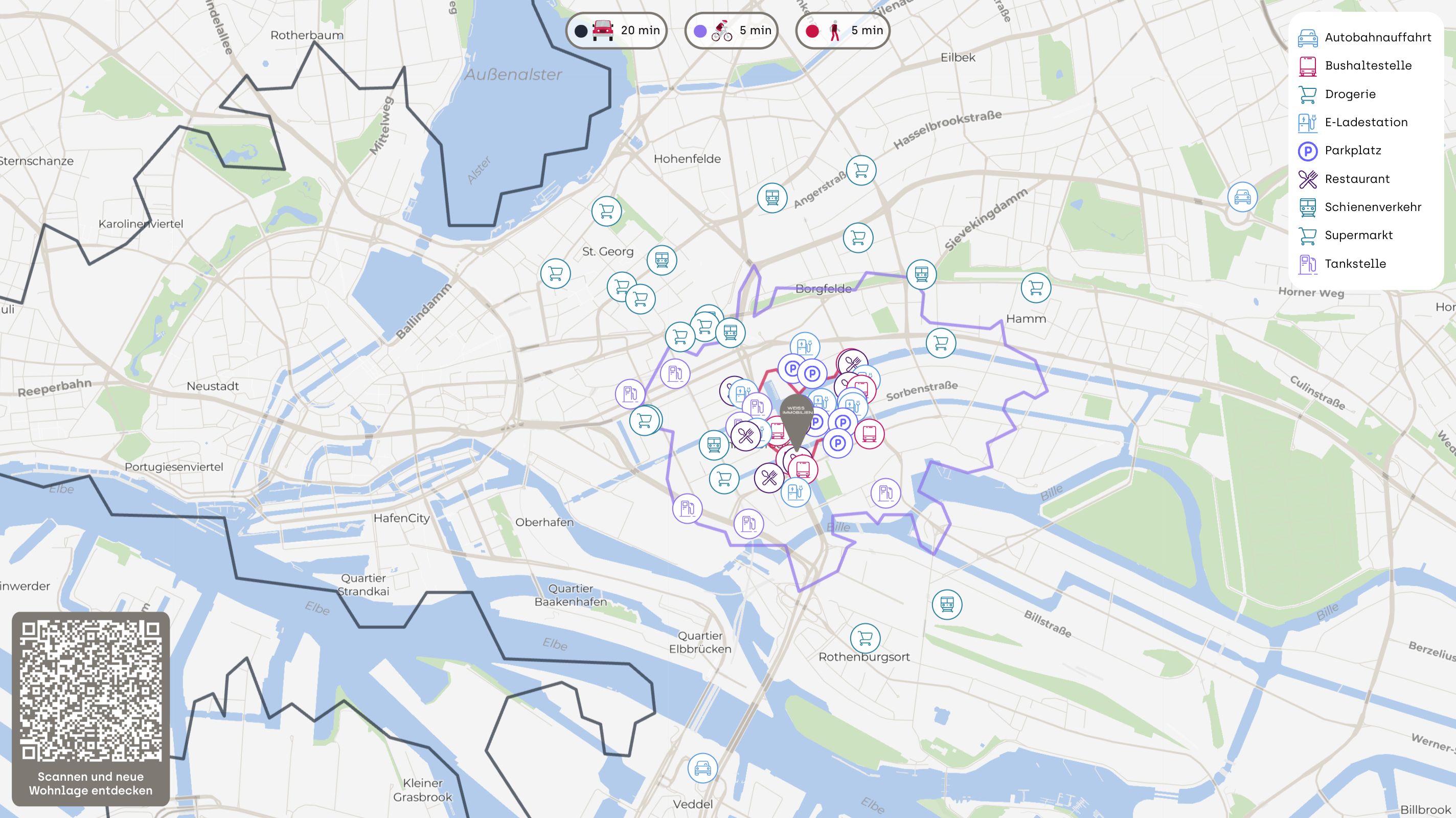 Bürofläche zur Miete provisionsfrei 7.758 € 535 m²<br/>Bürofläche ab 190 m²<br/>Teilbarkeit Hammerbrook Hamburg 20537