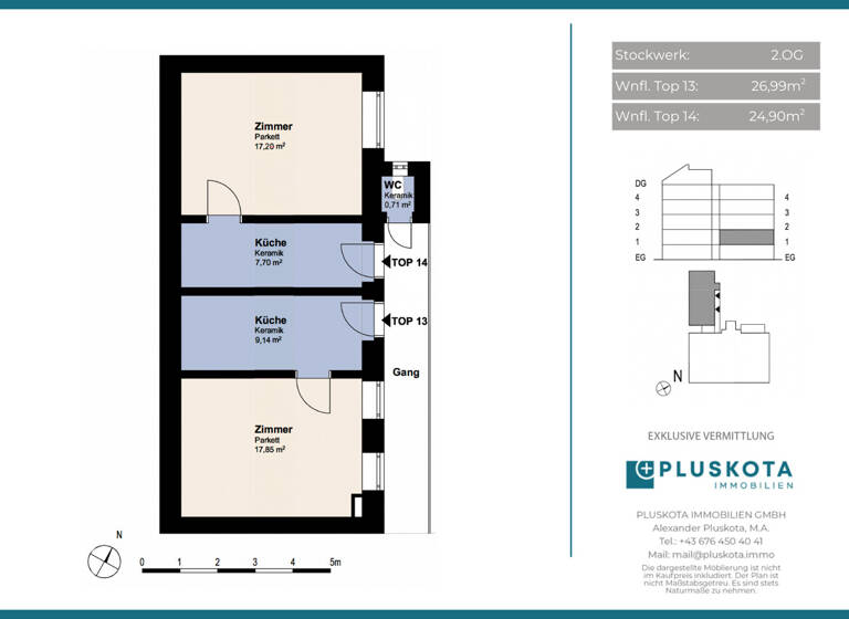 Wohnung zum Kauf 135.000 € 2 Zimmer 51,9 m² 1. Geschoss Wien 1150