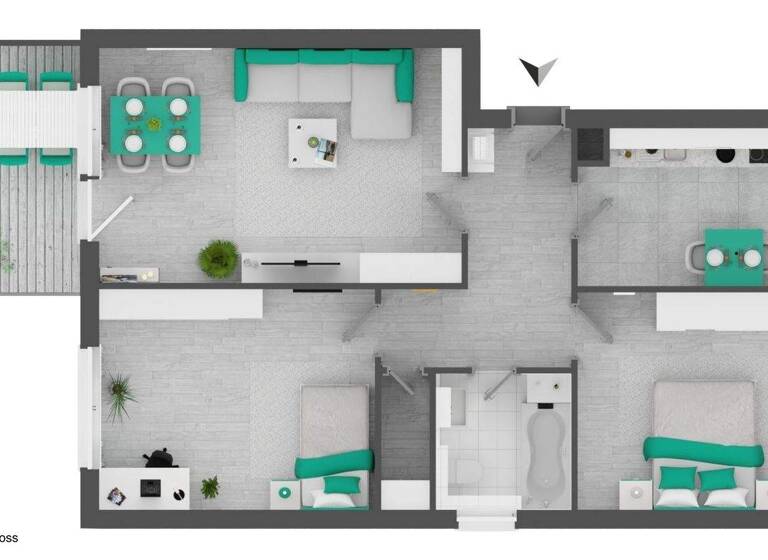 Wohnung zum Kauf 139.000 € 3 Zimmer 78 m² 2. Geschoss Markranstädt 04420