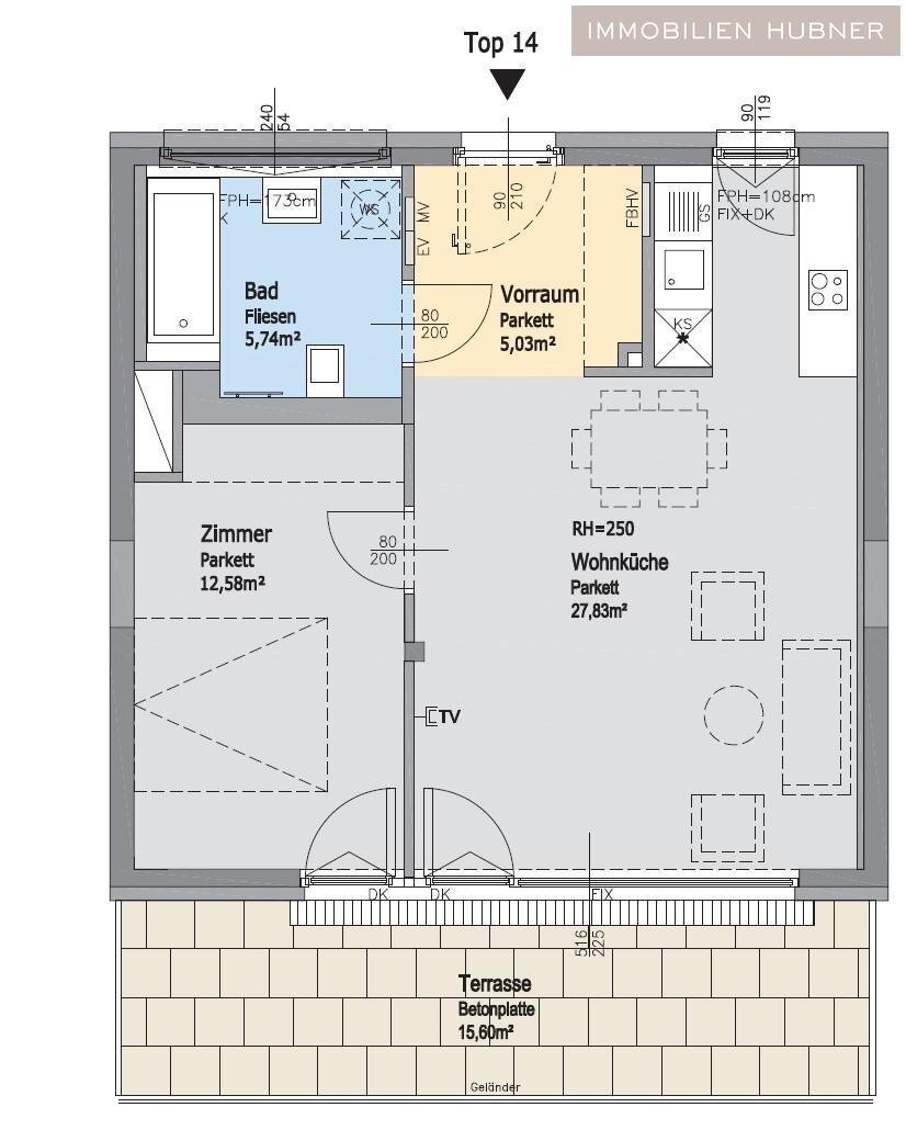 Wohnung zur Miete 735 € 2 Zimmer 51,2 m²<br/>Wohnfläche 2.<br/>Geschoss 15.12.2024<br/>Verfügbarkeit Wien 1210