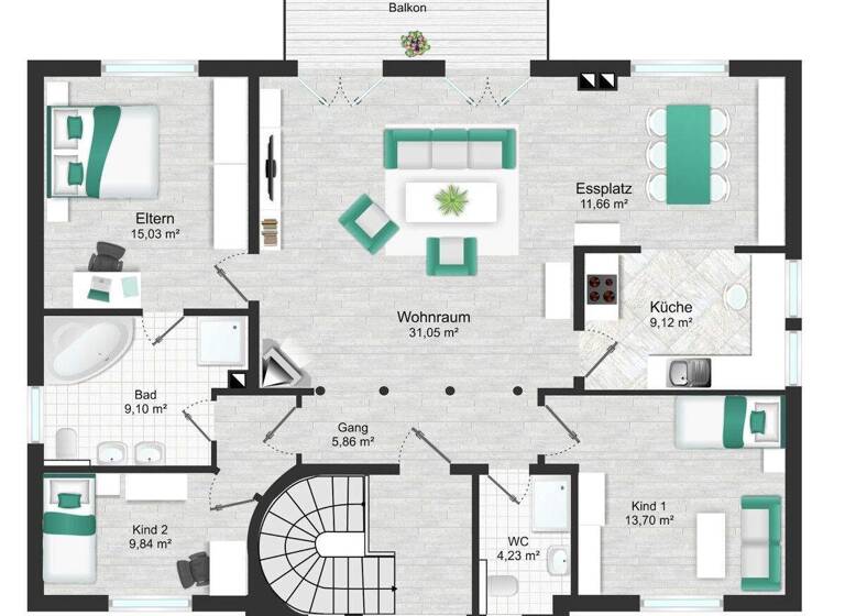 Wohnung zum Kauf provisionsfrei 485.000 € 4 Zimmer 110 m² Lengfeld Bad Abbach / Lengfeld 93077