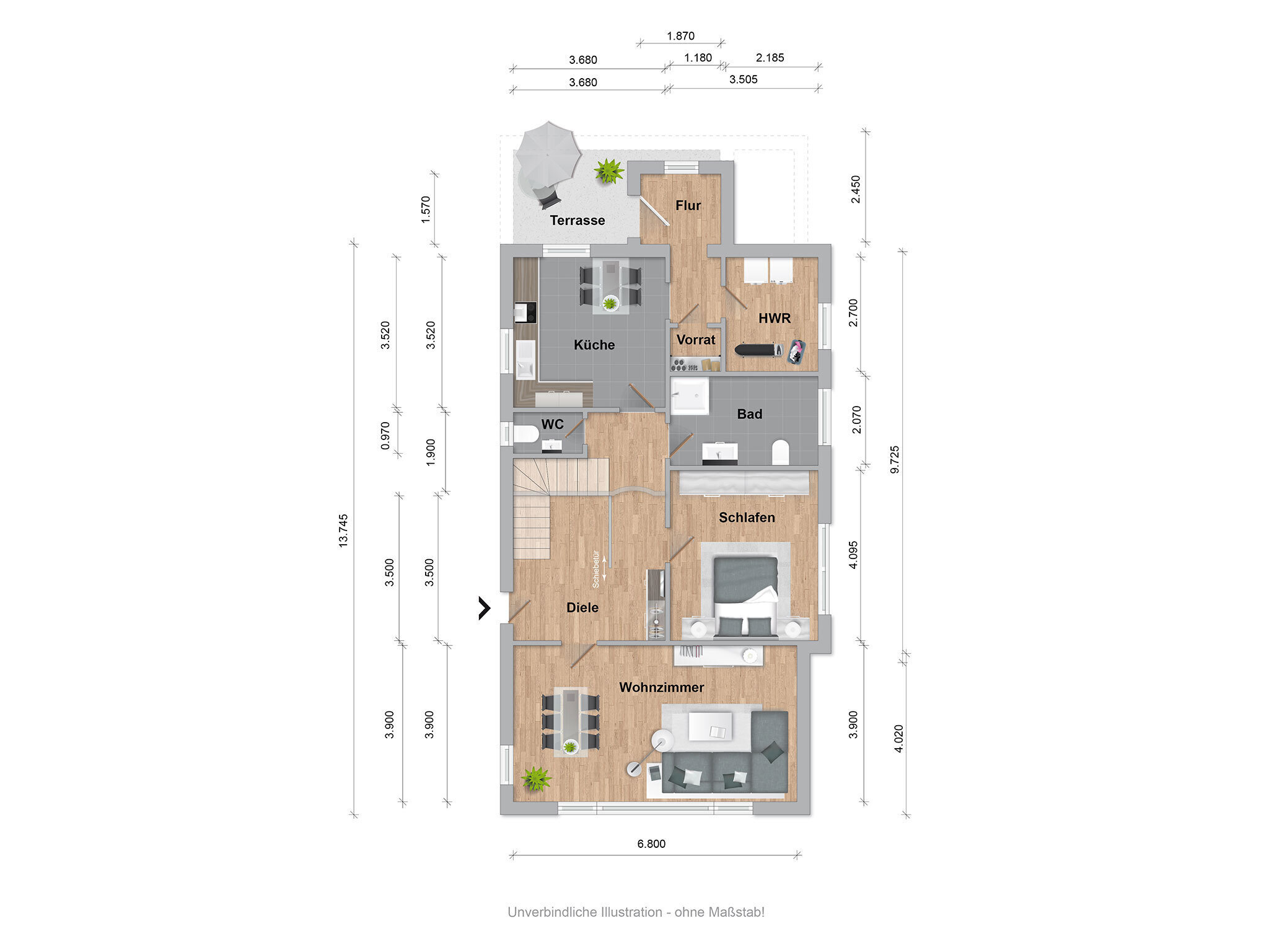 Einfamilienhaus zum Kauf 349.000 € 5 Zimmer 155 m²<br/>Wohnfläche 647 m²<br/>Grundstück Norden Norden 26506