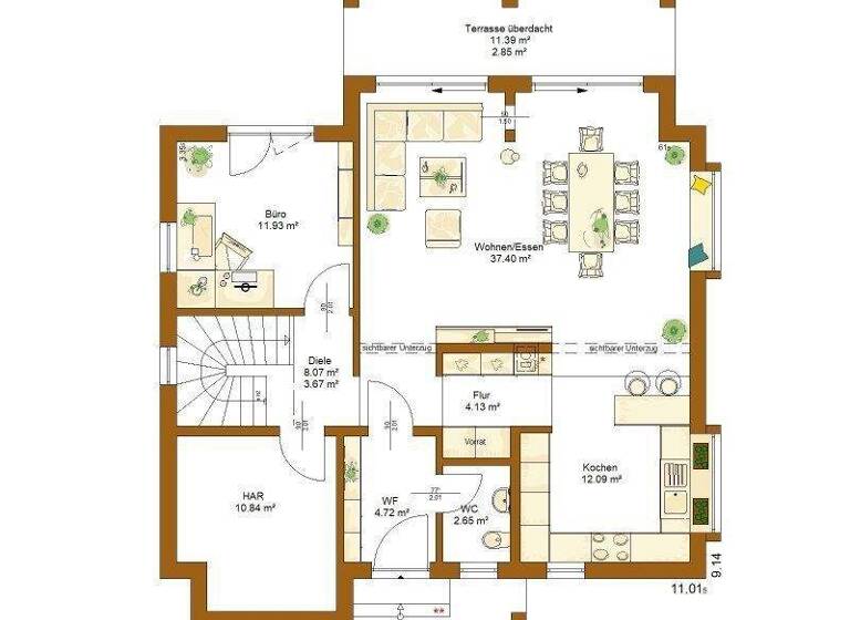 Einfamilienhaus zum Kauf provisionsfrei 488.000 € 5 Zimmer 169 m² 747 m² Grundstück Dittwar Tauberbischofsheim 97941