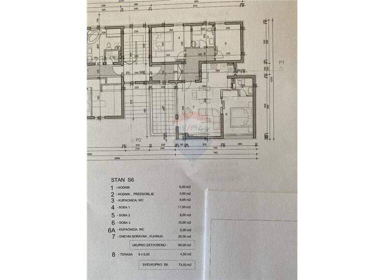 Wohnung zum Kauf 395.000 € 6 Zimmer 150 m² 2. Geschoss Diklo - Puntamika