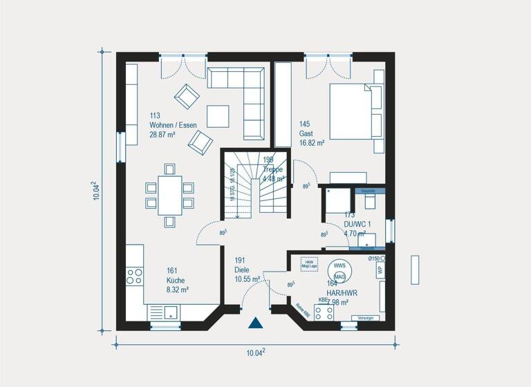 Einfamilienhaus zum Kauf 685.299 € 5 Zimmer 158,4 m² 338,2 m² Grundstück Heppenheim Heppenheim (Bergstraße) 64646