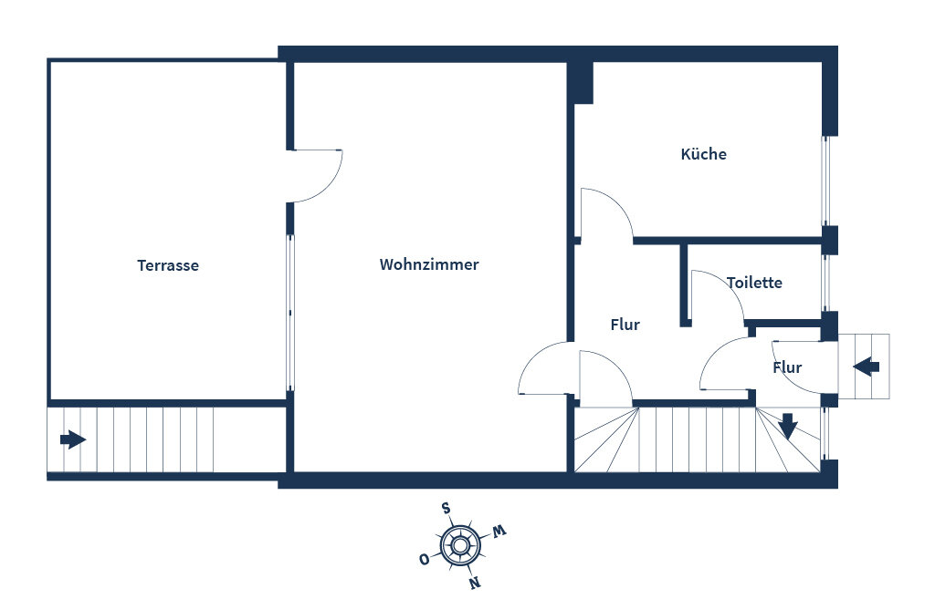 Reihenmittelhaus zum Kauf 249.000 € 5 Zimmer 115 m²<br/>Wohnfläche 201 m²<br/>Grundstück Bramsche - Kernstadt Bramsche 49565