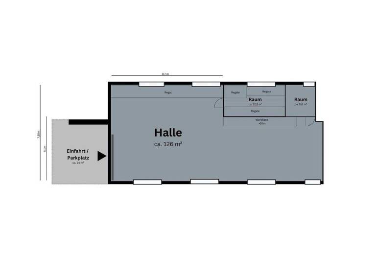 Lagerhalle zur Miete provisionsfrei 539 € 126 m² Lagerfläche Altmannsdorf St.Pölten 3104