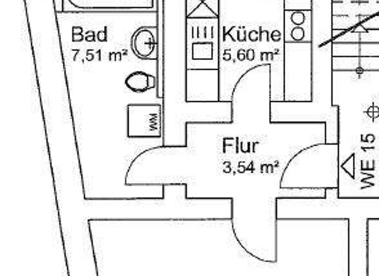 Studio zur Miete 315 € 1 Zimmer 42 m² Humboldtstraße 5 Paulusviertel Halle (Saale) 06114