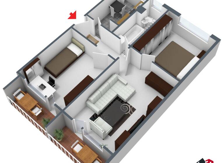 Wohnung zur Miete 345 € 3 Zimmer 70 m² 3. Geschoss frei ab sofort Gustav-Mahler-Str. 26 Zeitz 06712