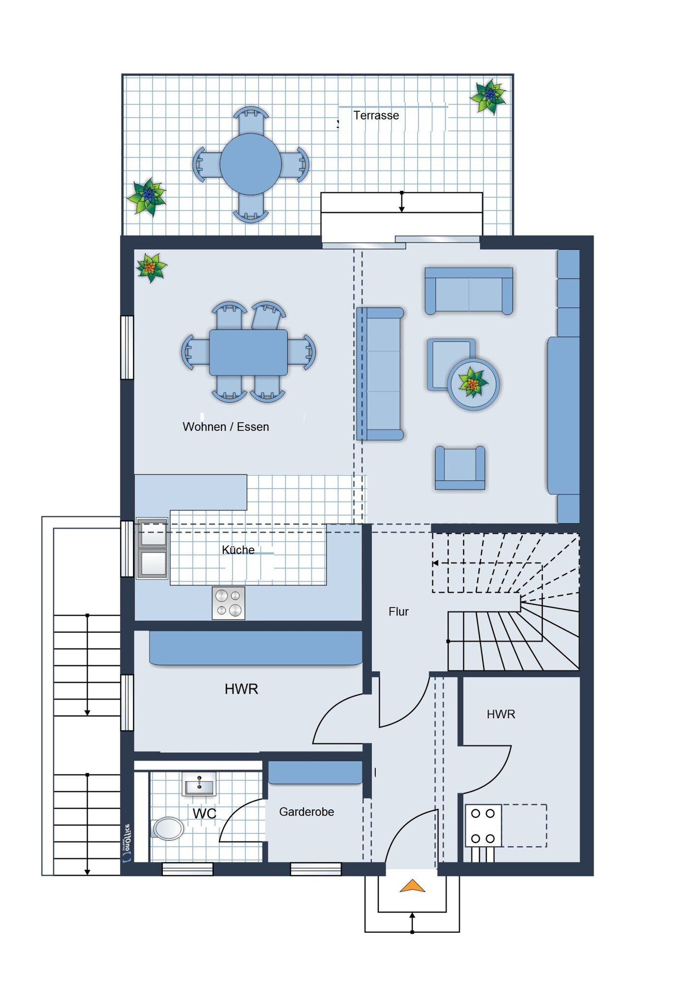 Doppelhaushälfte zum Kauf 549.000 € 5,5 Zimmer 129 m²<br/>Wohnfläche 300 m²<br/>Grundstück Steigstr. Reutlingen / Ohmenhausen 72770