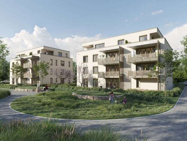 Wohnung zum Kauf - Neubau provisionsfrei 460.900 € 3 Zimmer 76,7 m² EG frei ab 01.12.2026 Langer Weg Winterbach Winterbach 73650