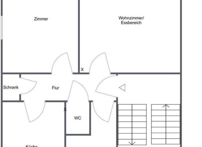Wohnung zum Kauf 119.900 € 2 Zimmer 57 m² 3 Geschosse frei ab sofort Gunzenhausen 91710
