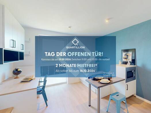 Wohnung zur Miete - Erstbezug 530 € 1 Zimmer 21 m² 4. Geschoss frei ab sofort Im Rad Wiesbaden Nordost 65197