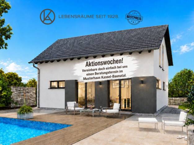 Einfamilienhaus zum Kauf provisionsfrei 317.458 € 5 Zimmer 106 m² 800 m² Grundstück Welferode Homberg 34576