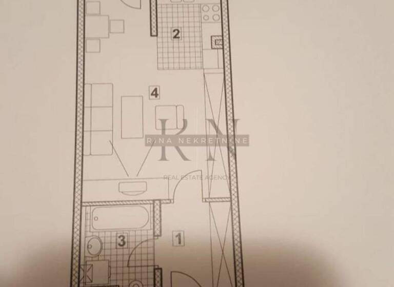 Studio zum Kauf 205.000 € 1 Zimmer 43 m² 1. Geschoss Laniste, Novi Zagreb - Zapad Laniste - Remetinec