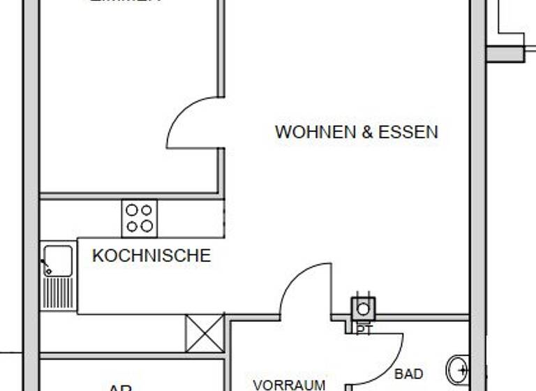 Wohnung zur Miete 675 € 2 Zimmer 59,6 m² 1. Geschoss Tulln an der Donau 3430