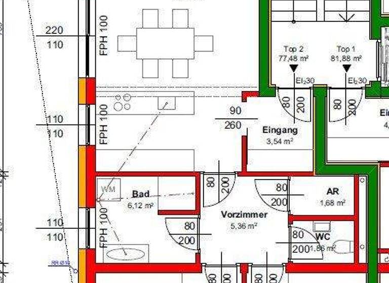 Wohnung zum Kauf - Erstbezug provisionsfrei 349.000 € 3 Zimmer 77,5 m² 1. Geschoss Steyr 4400