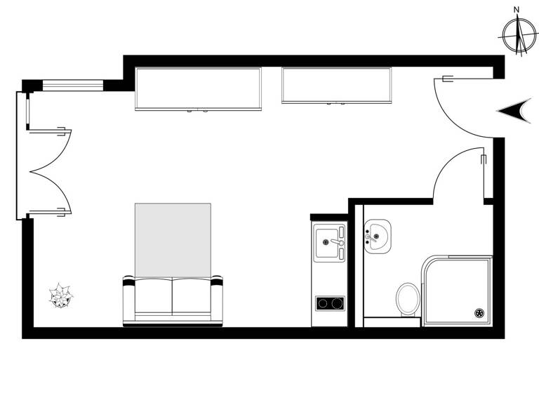 Sonstiges zum Kauf als Kapitalanlage geeignet 280.000 € 1 Zimmer 30 m² Leibnizstraße 85 Charlottenburg Berlin 10625