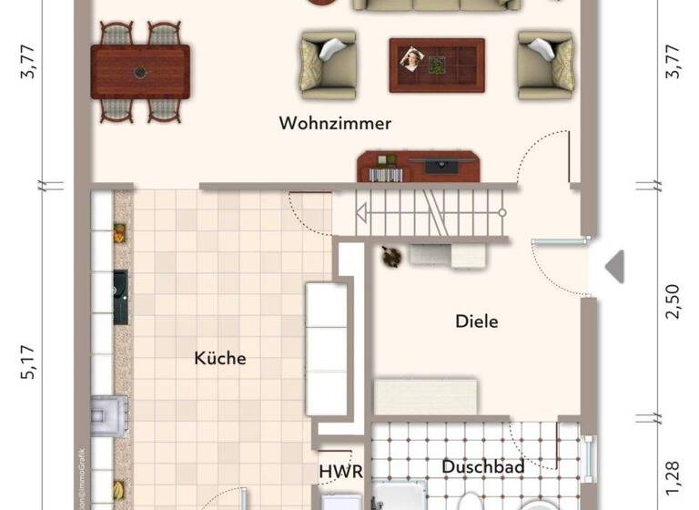 Doppelhaushälfte zum Kauf 419.000 € 4 Zimmer 130 m² 974 m² Grundstück Bergheim Duisburg 47228