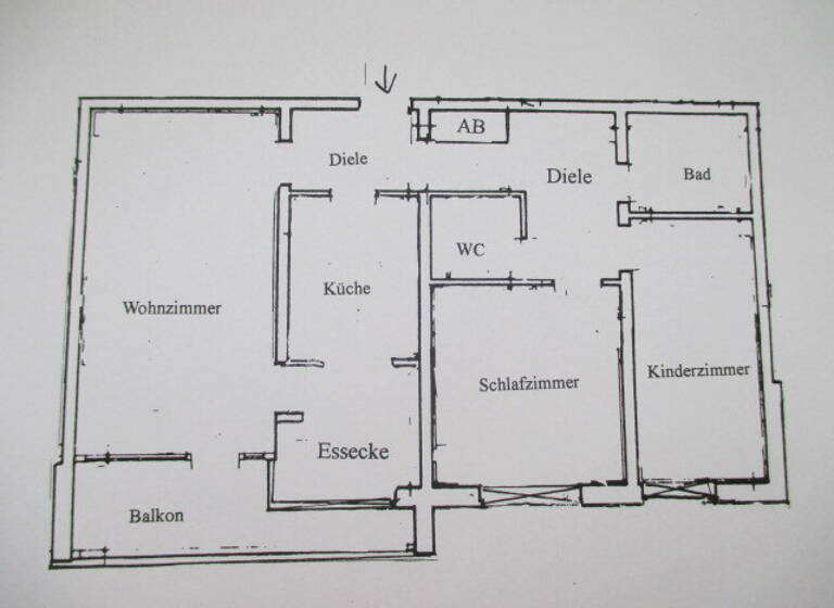 Wohnung zum Kauf 120.000 € 3 Zimmer 83 m² 1. Geschoss Wacholderweg 23 Baumheide Bielefeld 33609