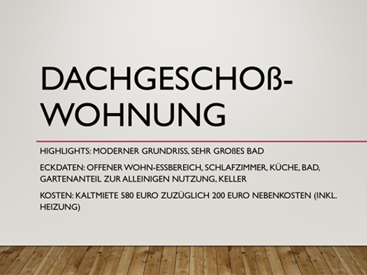 Wohnung zur Miete 580 € 2 Zimmer 70 m² Geschoss 2/3 frei ab 01.04.2026 Holzener Weg 29 Schwerte 58239
