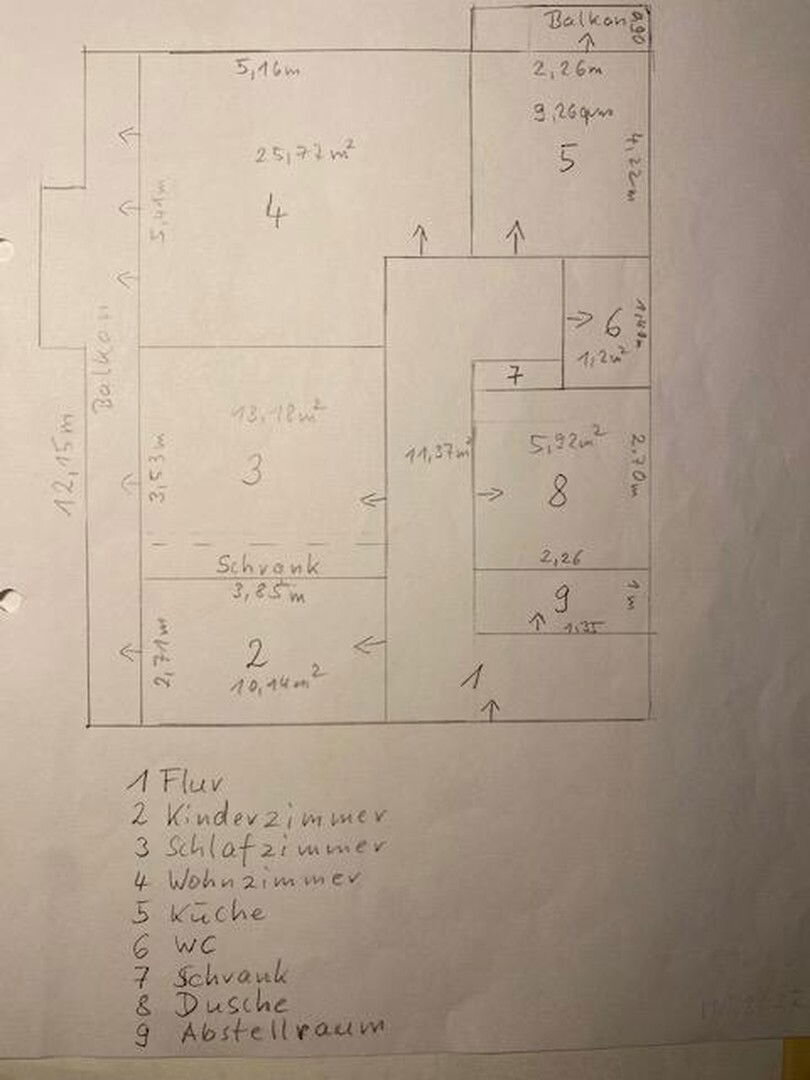 Wohnung zum Kauf provisionsfrei 360.000 € 3 Zimmer 85 m²<br/>Wohnfläche Pfaffstr. 14 Durlach - Alt-Durlach Karlsruhe 76227