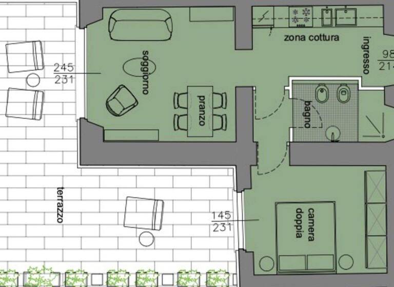 Wohnung zum Kauf 329.000 € 2 Zimmer 60 m² 1. Geschoss frei ab sofort Arizzano 28811