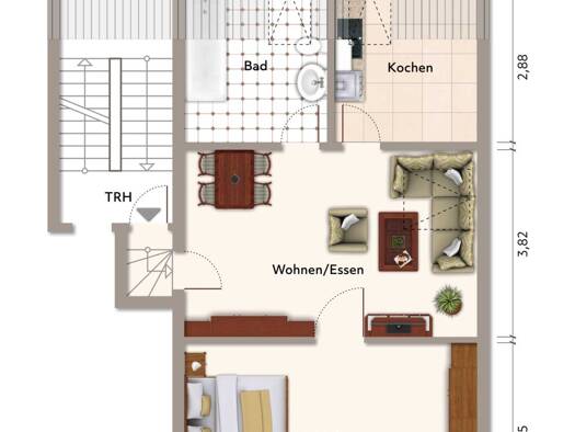 Wohnung zum Kauf 79.000 € 2 Zimmer 40,9 m² Bad Ems 56130